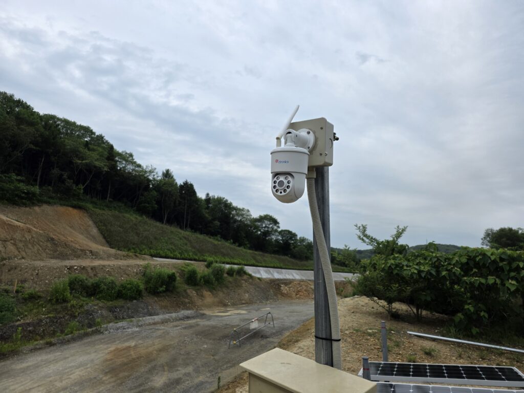 【防犯カメラ設置】 令和7年度福山道路長和第10改良工事